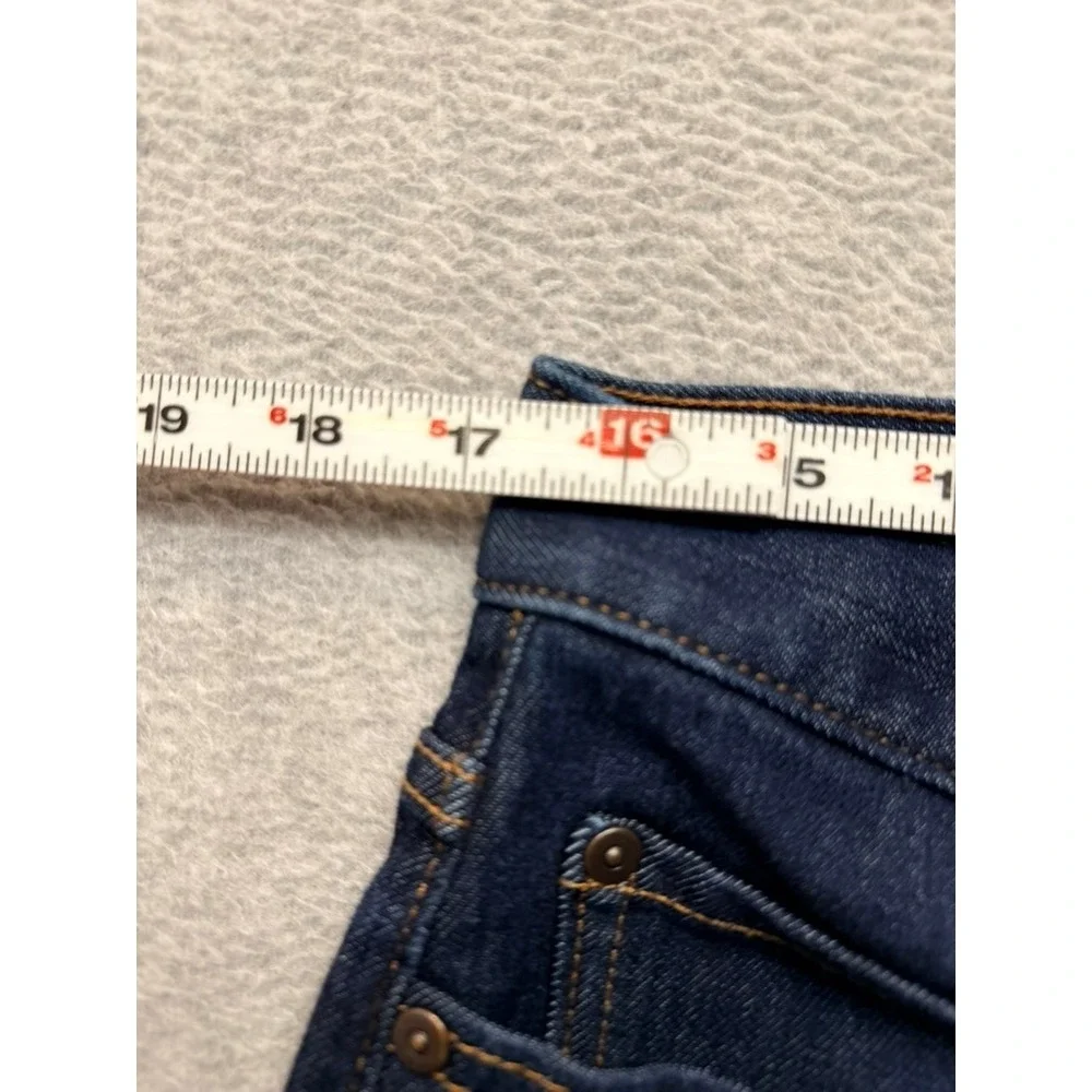 Banana Republic Mens Rapid Movement Slim Jeans Dark Wash Indigo 34x30 28 Inseam